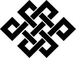 Black knot icon